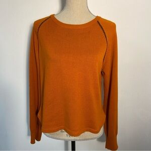 Oxford & Fulham Women’s Sweater Cotton Orange Large